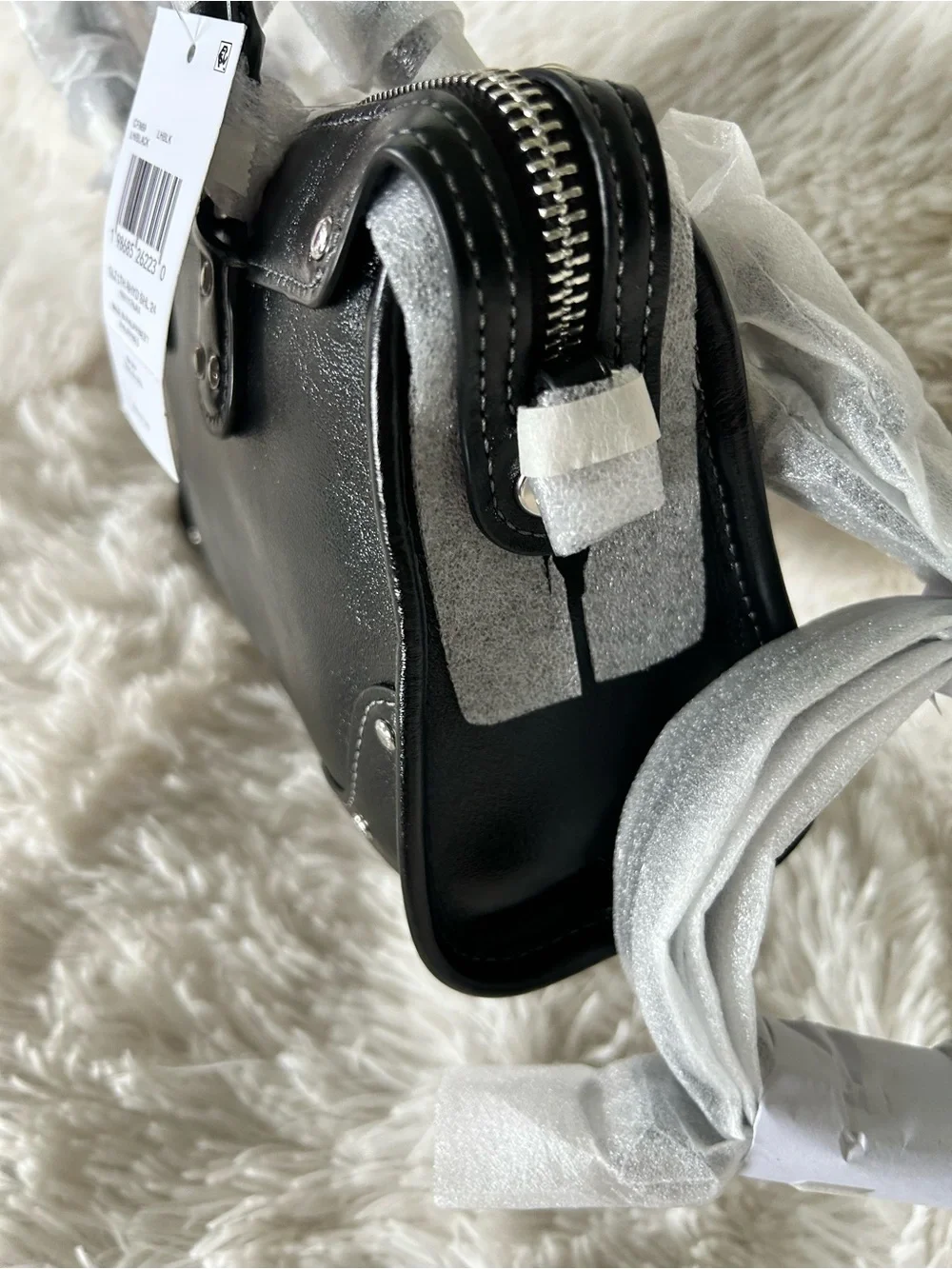 Coach Ryder 24 black leather silver hardware - Picture 5 of 7